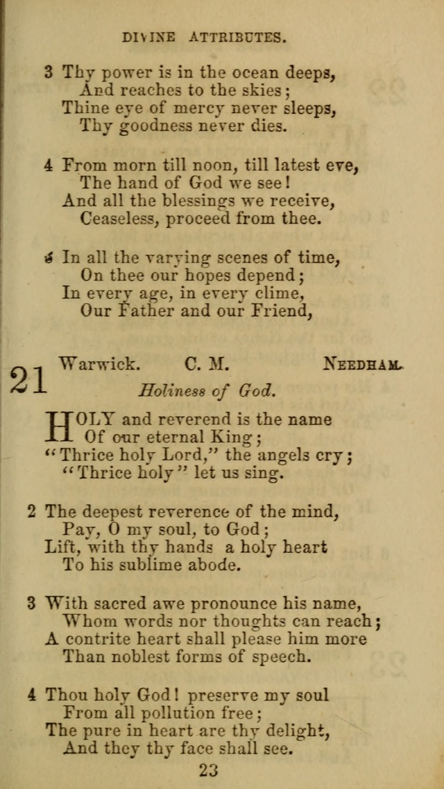 Hymn Book of the Methodist Protestant Church. (11th ed.) page 25