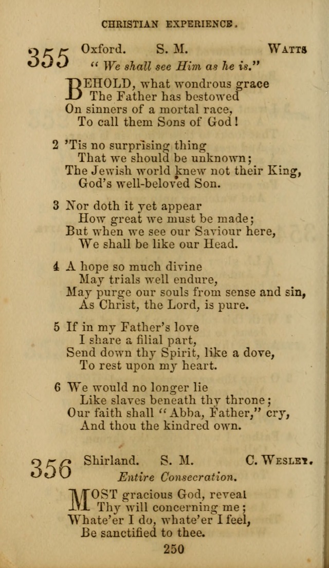 Hymn Book of the Methodist Protestant Church. (11th ed.) page 252