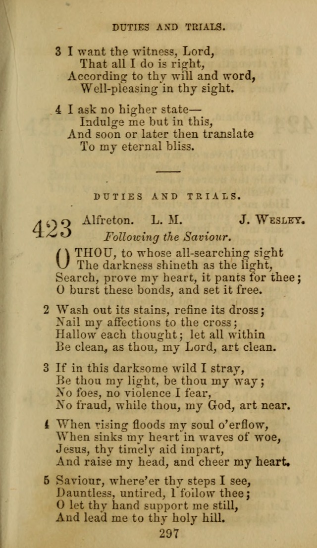 Hymn Book of the Methodist Protestant Church. (11th ed.) page 299