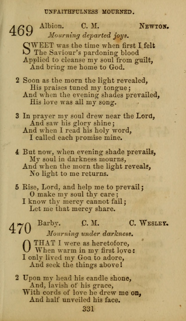 Hymn Book of the Methodist Protestant Church. (11th ed.) page 333