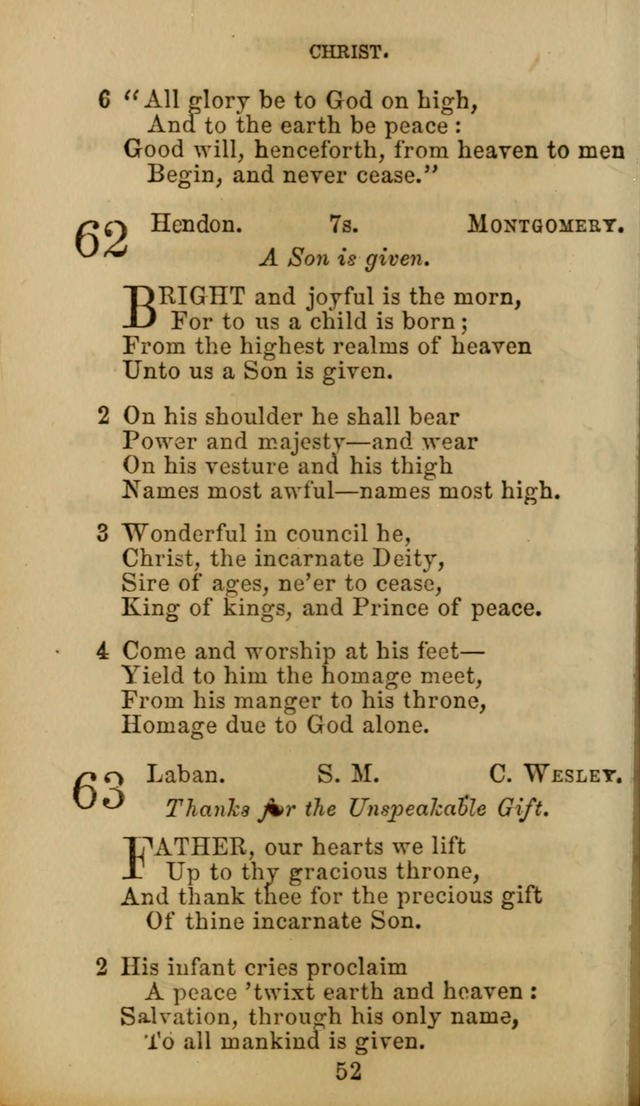Hymn Book of the Methodist Protestant Church. (11th ed.) page 54
