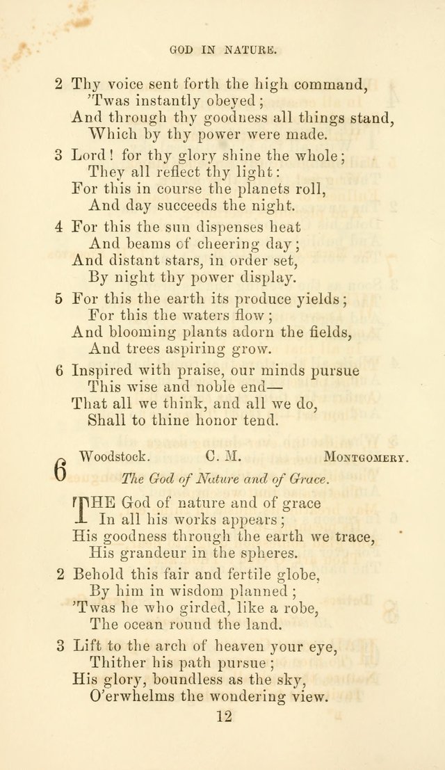 Hymn Book of the Methodist Protestant Church page 19