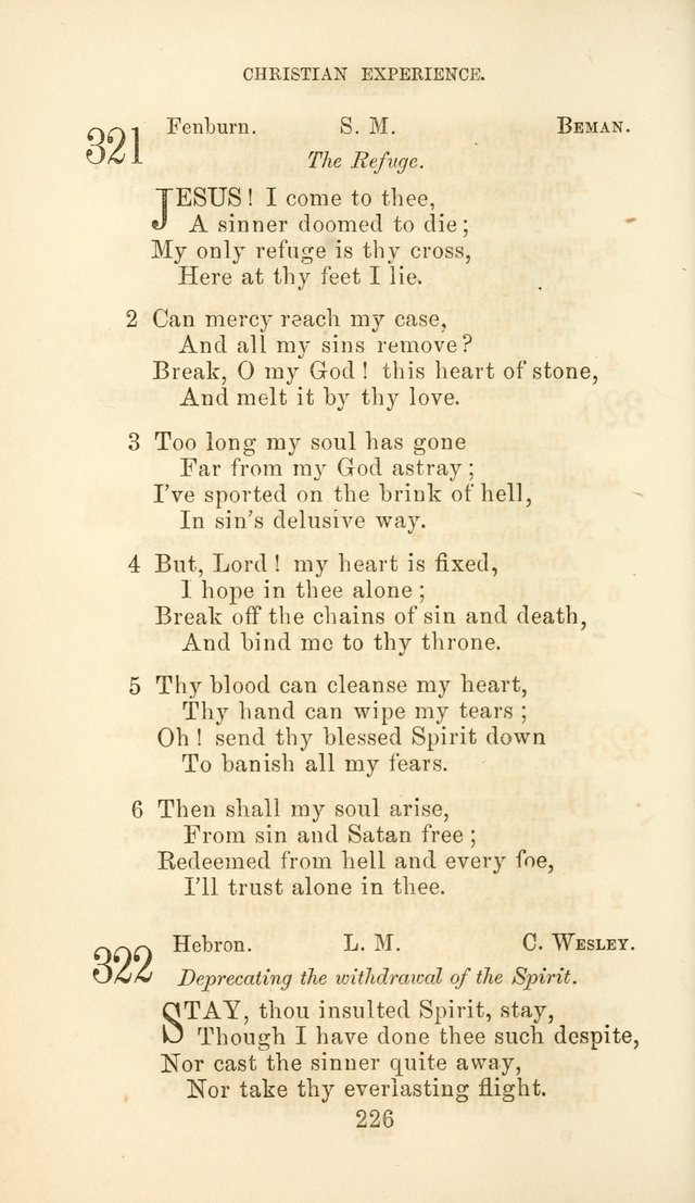 Hymn Book of the Methodist Protestant Church page 233