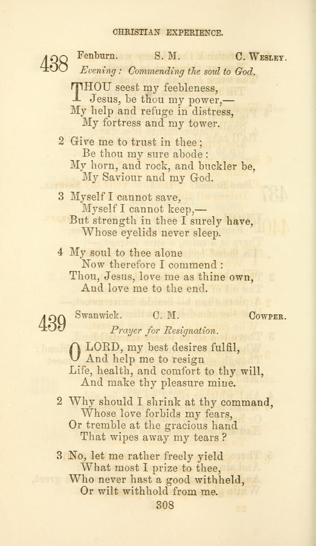 Hymn Book of the Methodist Protestant Church page 315