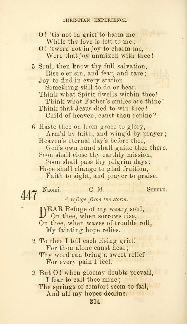 Hymn Book of the Methodist Protestant Church page 321