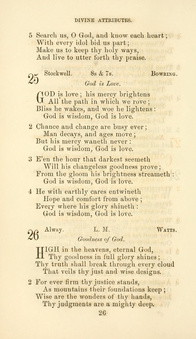 Hymn Book of the Methodist Protestant Church page 33