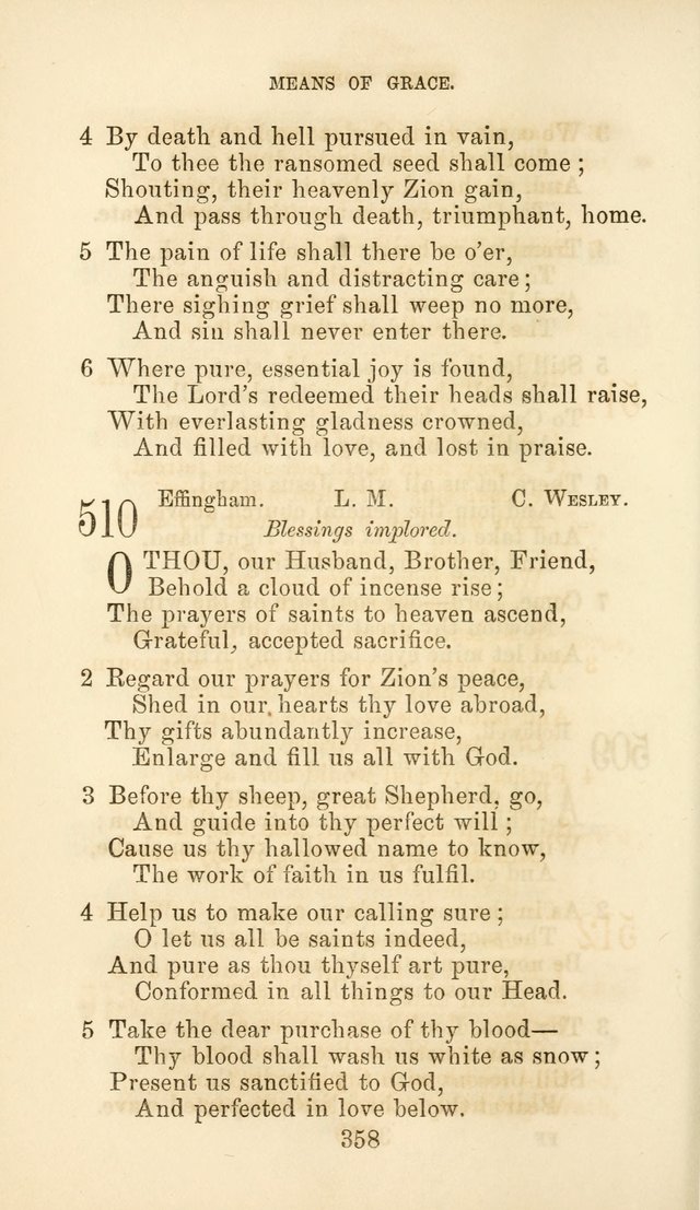 Hymn Book of the Methodist Protestant Church page 365