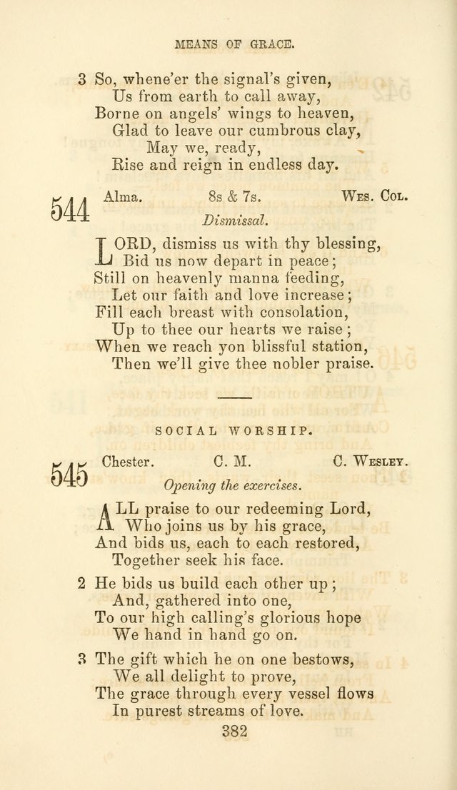Hymn Book of the Methodist Protestant Church page 389