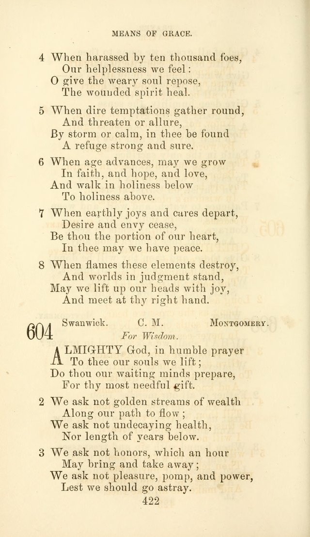 Hymn Book of the Methodist Protestant Church page 429