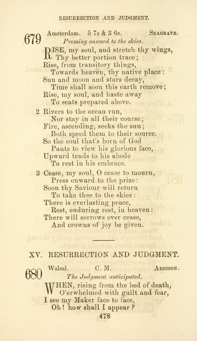 Hymn Book of the Methodist Protestant Church page 485