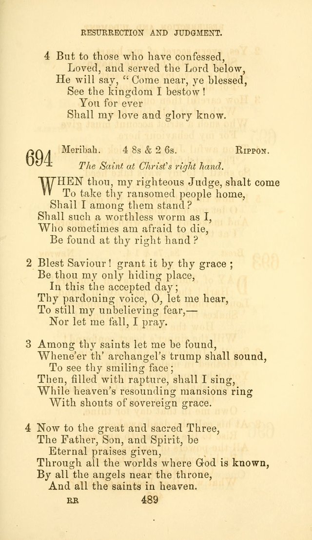 Hymn Book of the Methodist Protestant Church page 496