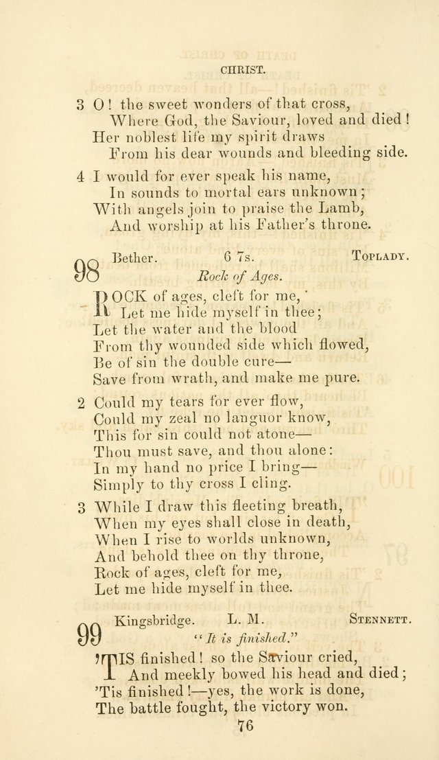 Hymn Book of the Methodist Protestant Church page 83