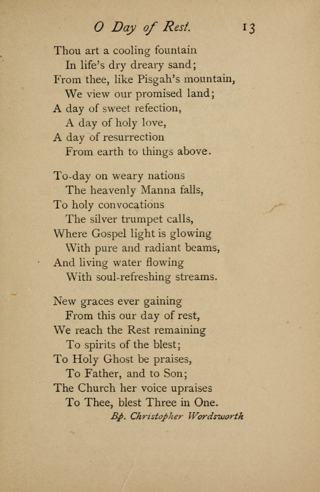 A Handy Book of Old and Familiar Hymns page 13