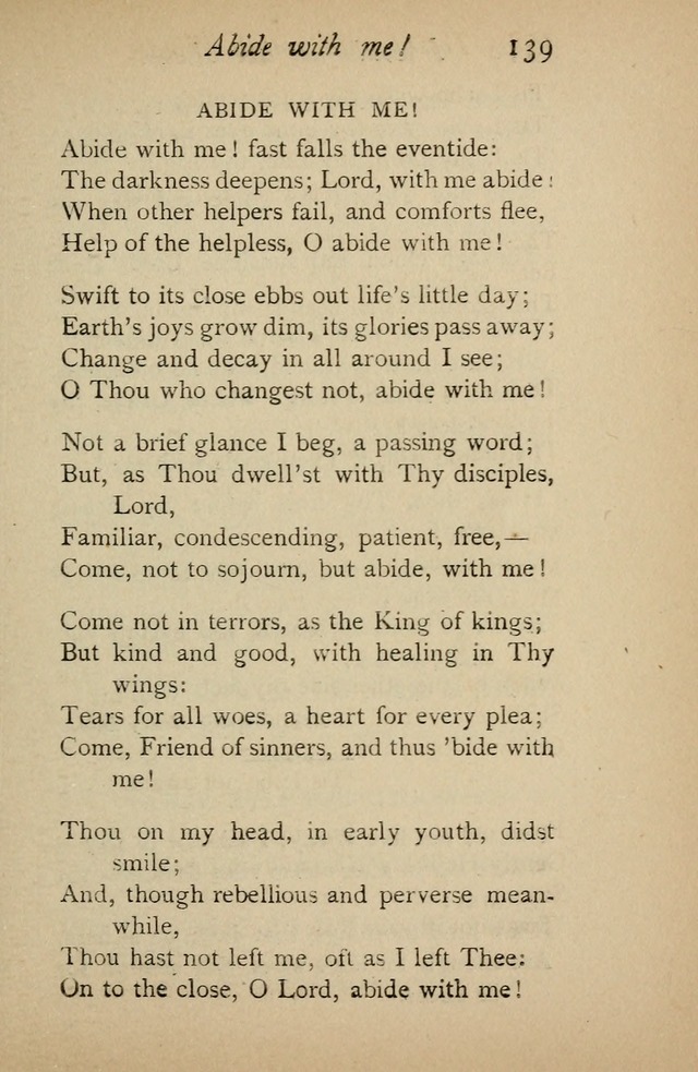 A Handy Book of Old and Familiar Hymns page 139
