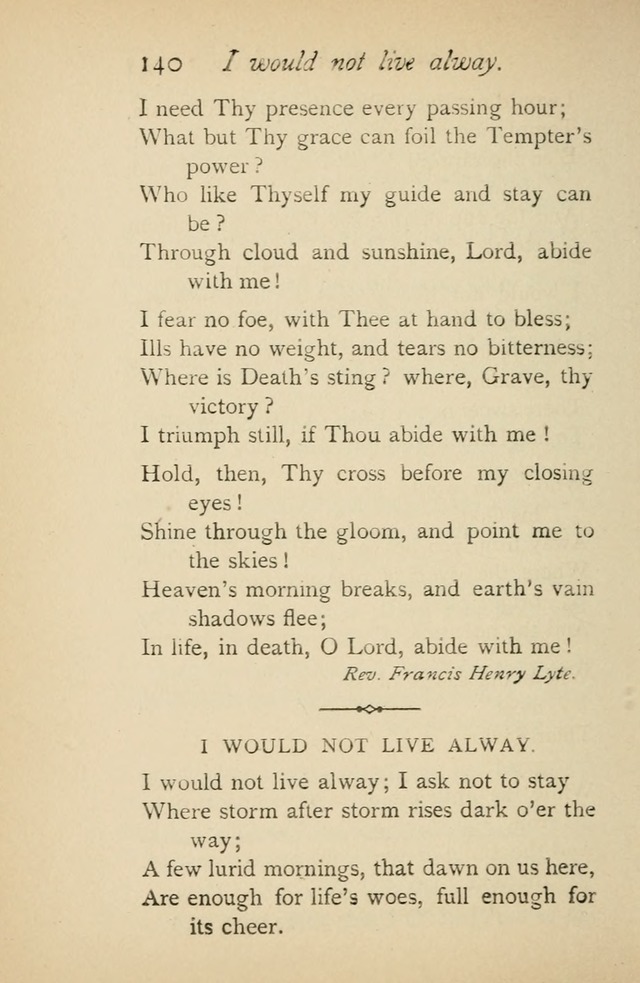 A Handy Book of Old and Familiar Hymns page 140