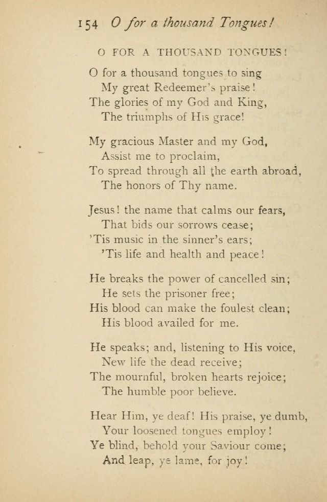 A Handy Book of Old and Familiar Hymns page 154