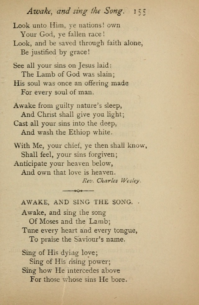 A Handy Book of Old and Familiar Hymns page 155