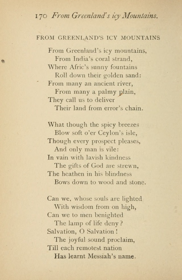 A Handy Book of Old and Familiar Hymns page 170
