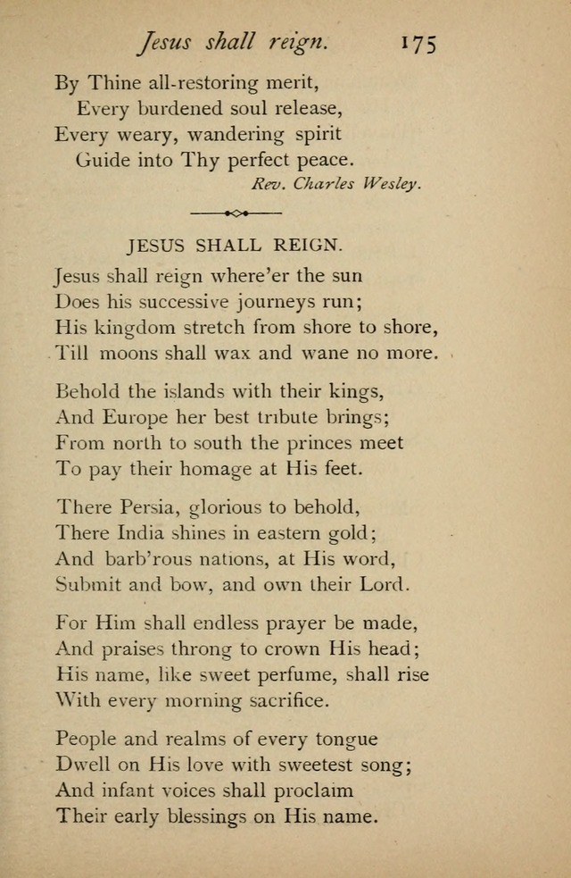 A Handy Book of Old and Familiar Hymns page 175
