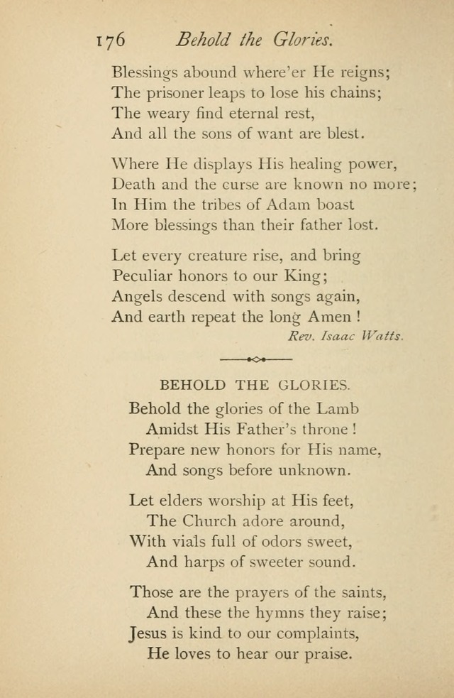 A Handy Book of Old and Familiar Hymns page 176