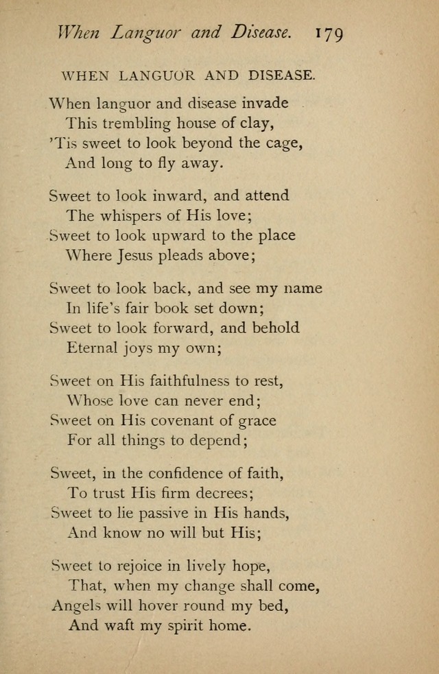 A Handy Book of Old and Familiar Hymns page 179