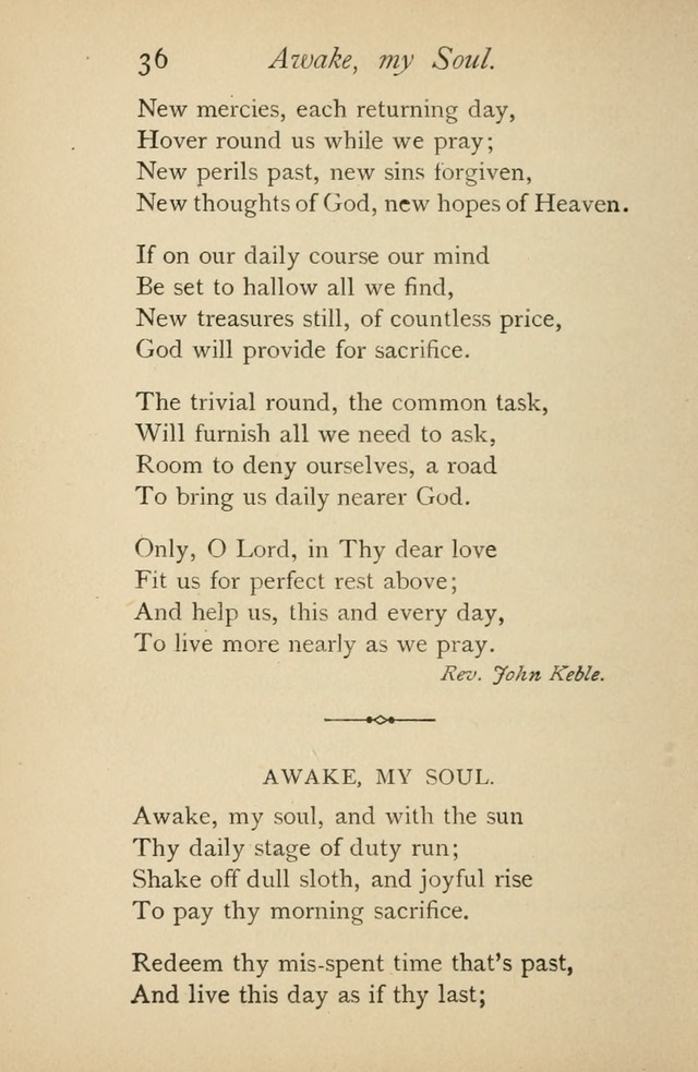 A Handy Book of Old and Familiar Hymns page 36
