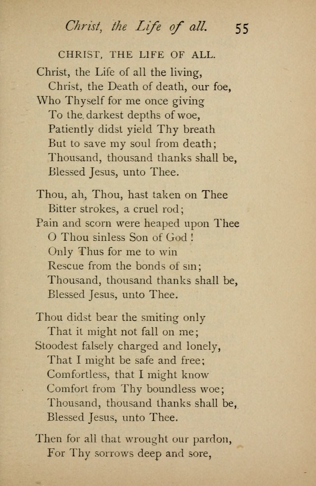 A Handy Book of Old and Familiar Hymns page 55