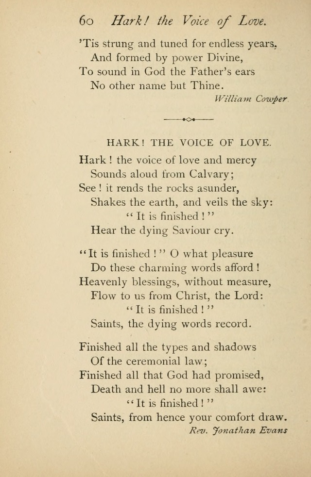 A Handy Book of Old and Familiar Hymns page 60