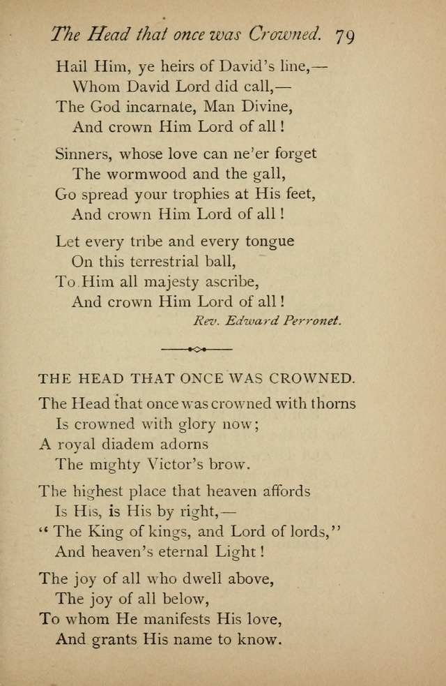 A Handy Book of Old and Familiar Hymns page 79
