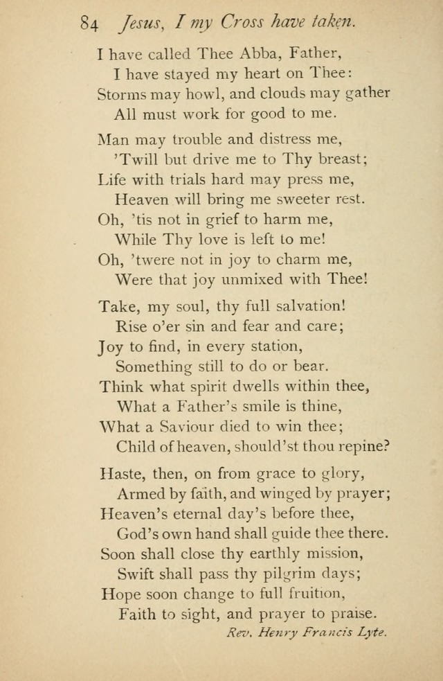 A Handy Book of Old and Familiar Hymns page 84