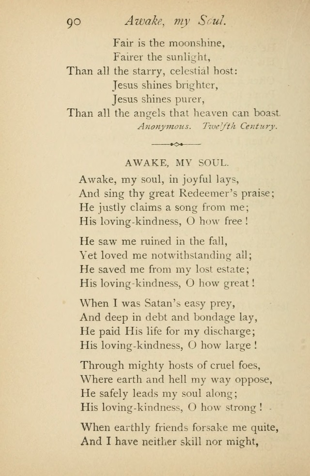 A Handy Book of Old and Familiar Hymns page 90