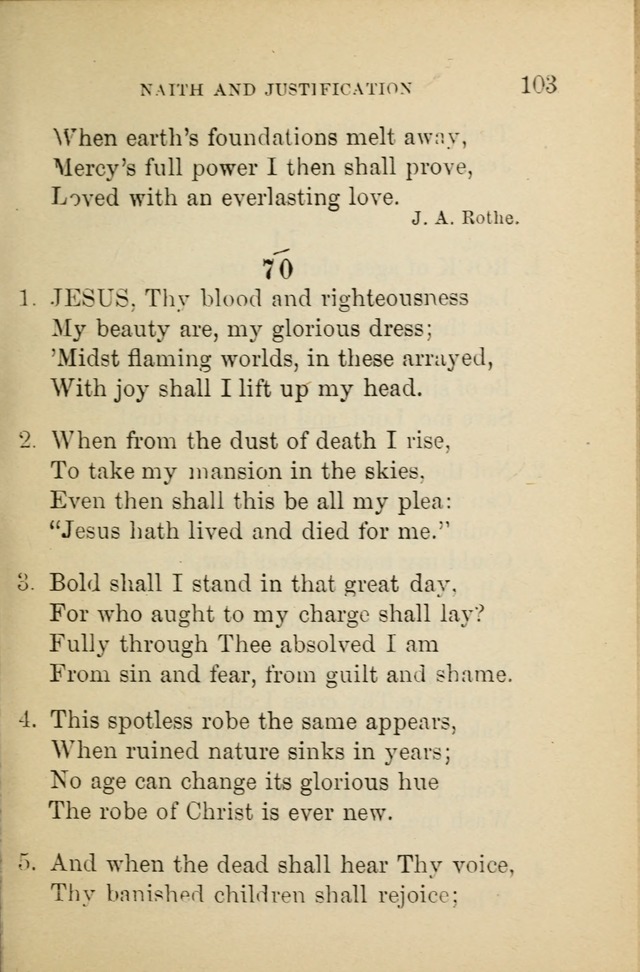 Hymn Book: for the use of Evangelical Lutheran schools and congregations page 107