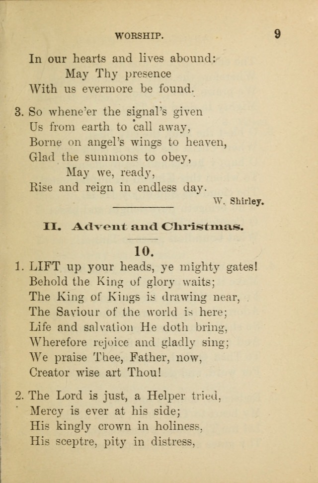 Hymn Book: for the use of Evangelical Lutheran schools and congregations page 13