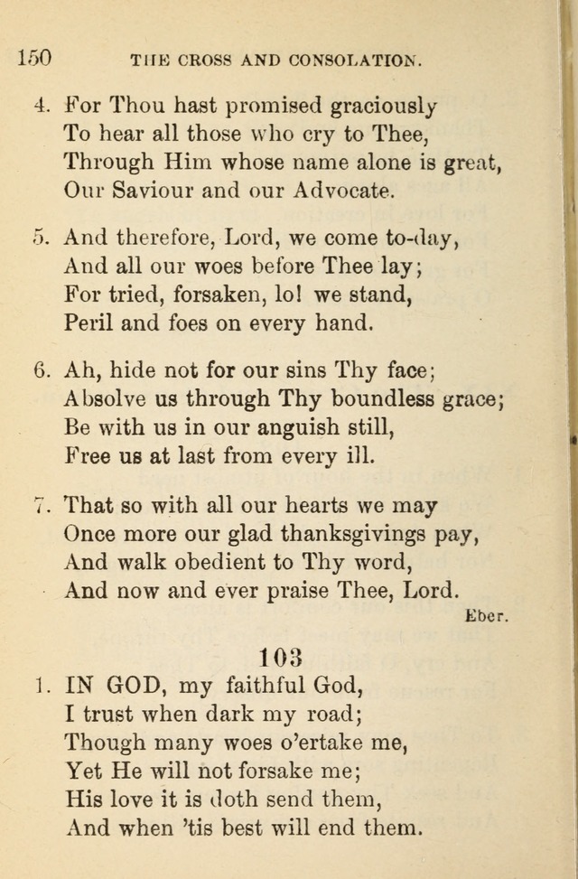 Hymn Book: for the use of Evangelical Lutheran schools and congregations page 156