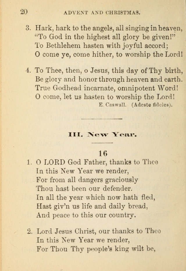 Hymn Book: for the use of Evangelical Lutheran schools and congregations page 24