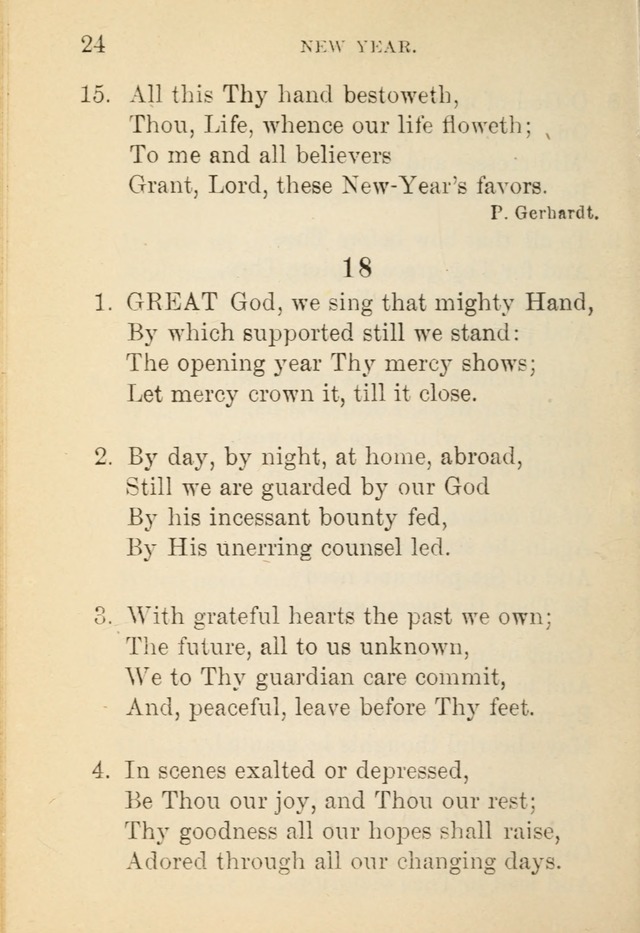Hymn Book: for the use of Evangelical Lutheran schools and congregations page 28