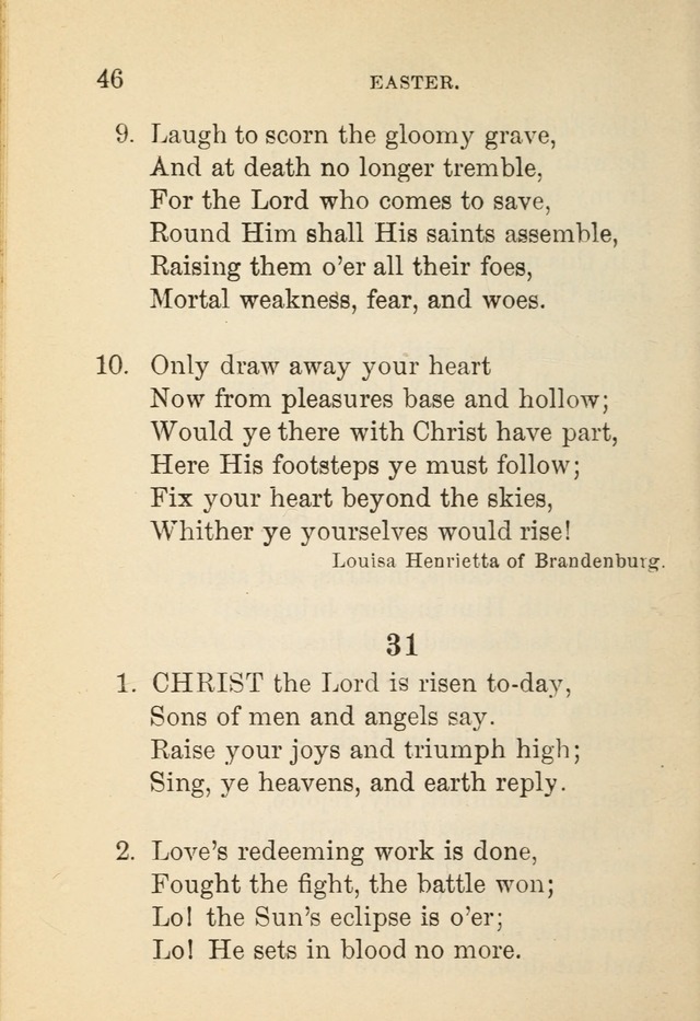Hymn Book: for the use of Evangelical Lutheran schools and congregations page 50