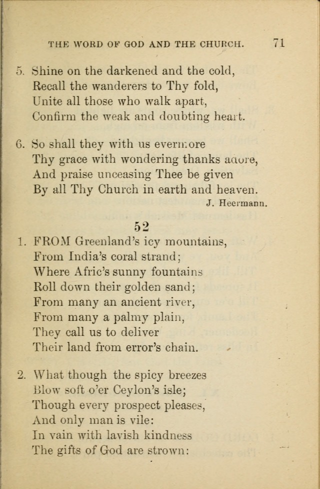 Hymn Book: for the use of Evangelical Lutheran schools and congregations page 75