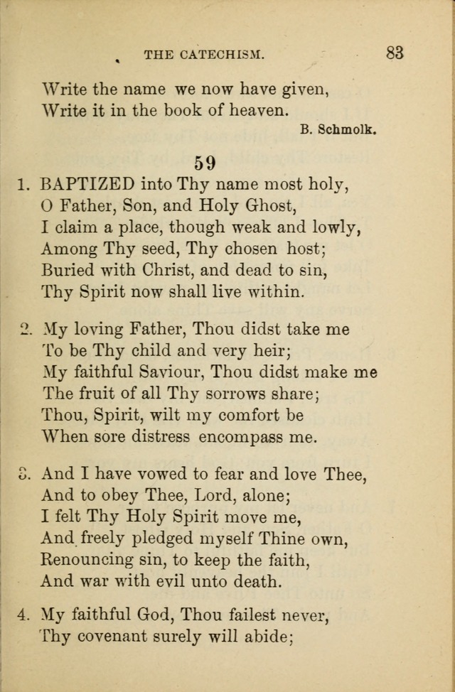 Hymn Book: for the use of Evangelical Lutheran schools and congregations page 87