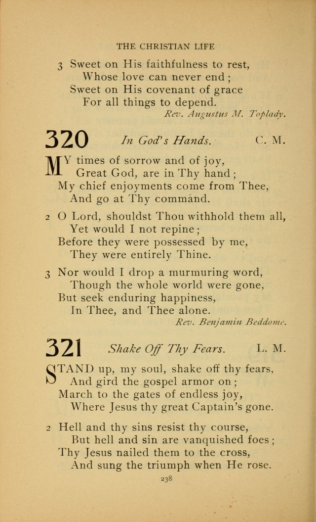 Hymn Book of the United Evangelical Church page 238