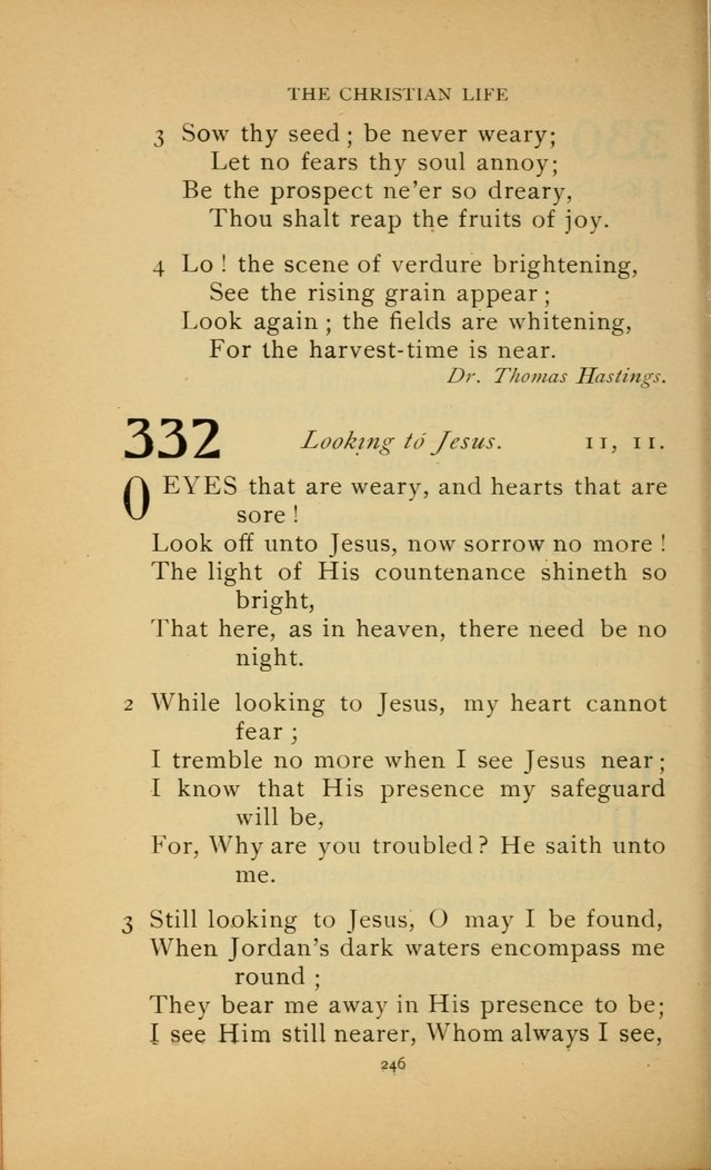 Hymn Book of the United Evangelical Church page 246