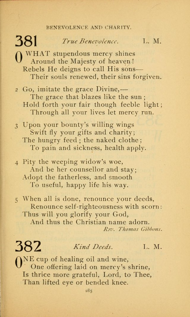 Hymn Book of the United Evangelical Church page 285
