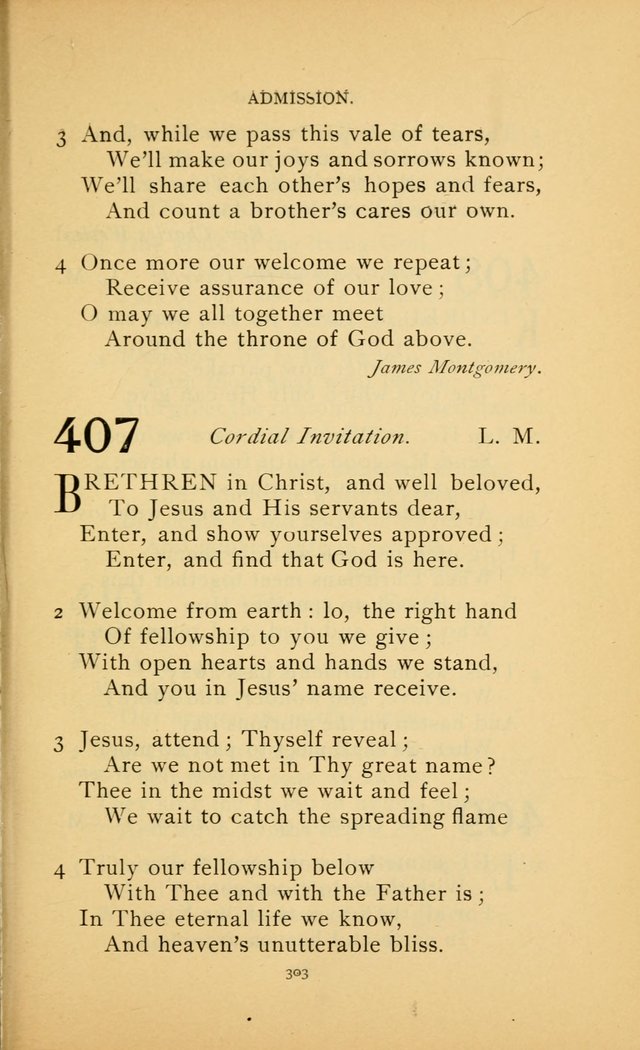 Hymn Book of the United Evangelical Church page 303