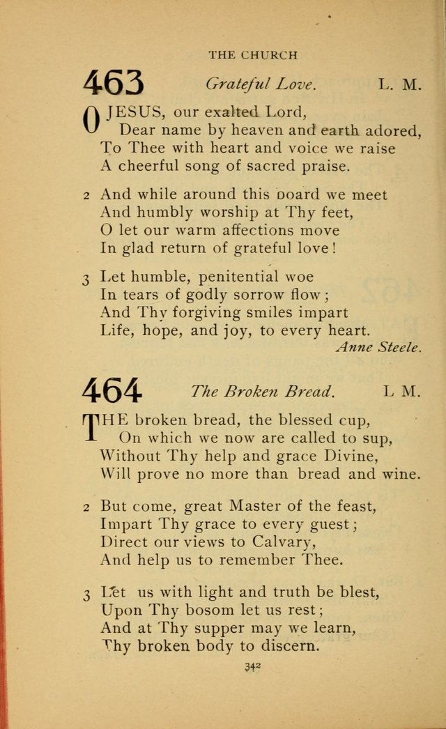 Hymn Book of the United Evangelical Church page 342