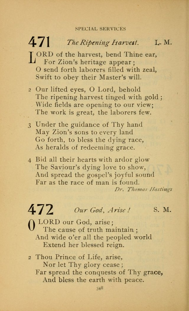 Hymn Book of the United Evangelical Church page 348