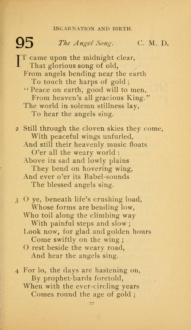 Hymn Book of the United Evangelical Church page 77