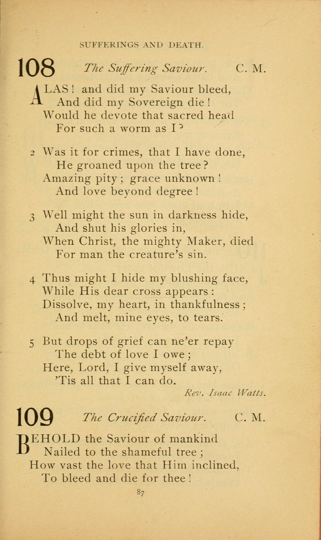 Hymn Book of the United Evangelical Church page 87