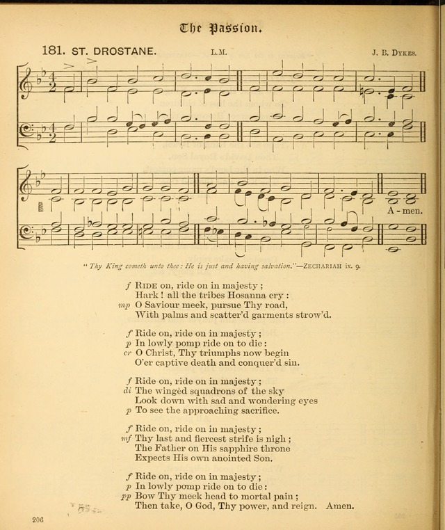The Hymnal Companion to the Book of Common Prayer with accompanying tunes (3rd ed., rev. and enl.) page 206