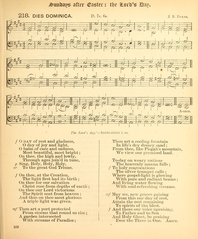 The Hymnal Companion to the Book of Common Prayer with accompanying tunes (3rd ed., rev. and enl.) page 259