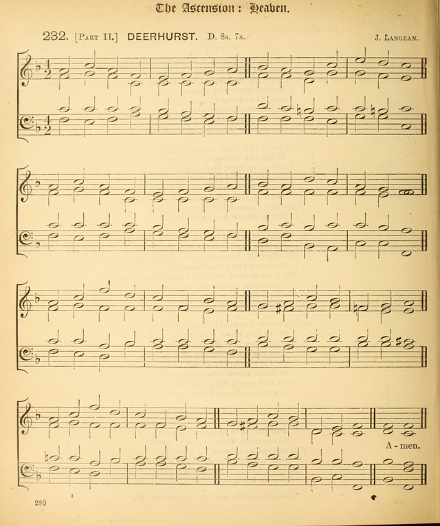 The Hymnal Companion to the Book of Common Prayer with accompanying tunes (3rd ed., rev. and enl.) page 280